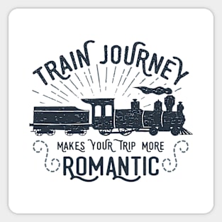 Retro Train Jurnay Sticker